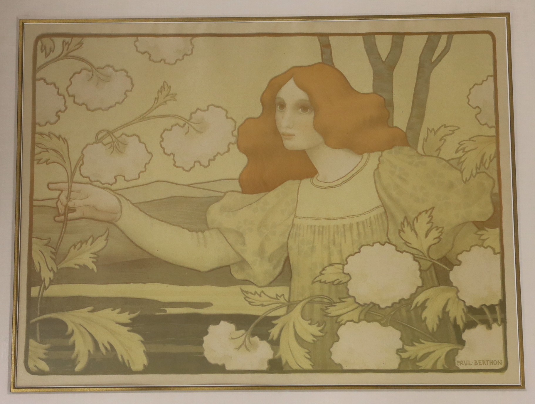 Paul Berthon (1872-1934), colour lithograph, 